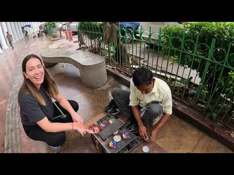 Cepillada callejera de zapatos en India 👟🇮🇳 *Solo $1*