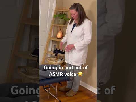 ASMR voice… OFF 😳 #chiropracticasmr #satisfyingsounds #asmr