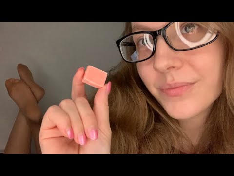 ASMR Gum Chewing/Bubble Blowing + Trigger Phrases (You Are So Tiny & You Are So Cute) | Custom Video