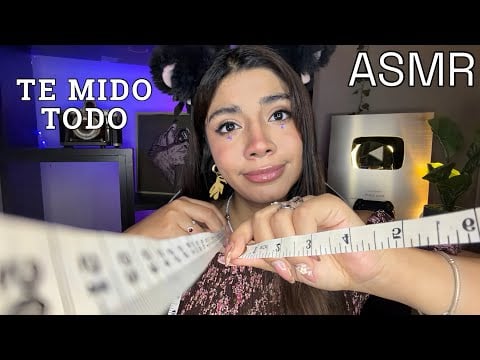 ASMR ESPAÑOL / MIDIENDO TODA tu CARITA + RELAJACIÓN 100% GARANTIZADA