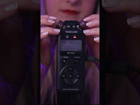 ASMR Fazendo sons no próprio Tascam 💆🏼‍♀️😴 | #asmr #tascamasmr #tappingasmr