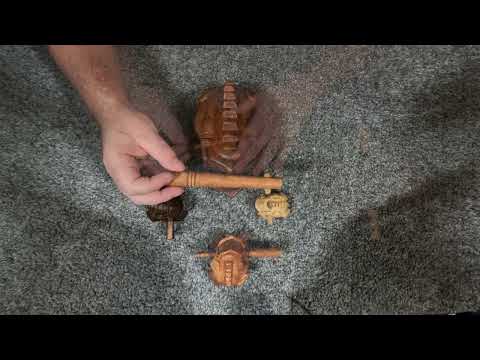 ASMR Wooden Frog Pond