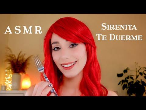 ASMR TE AYUDO A DORMIR 💤🐚 La SIRENITA Roleplay en Español ❤️🌊 Masaje, Te Peino, Olas del Mar