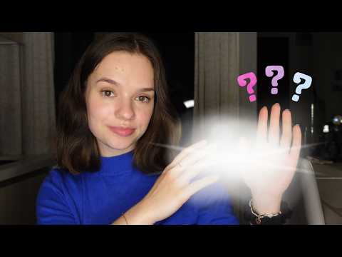 ASMR can you guess the trigger? 👀 a soft eyes closed game on easy mode