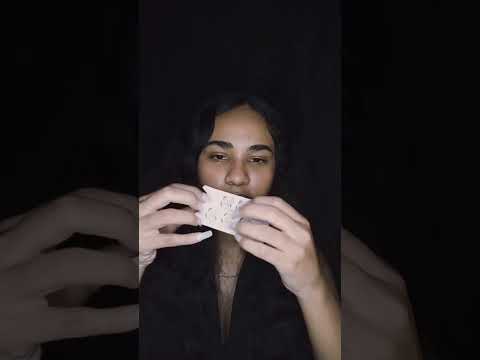 ASMR CONTAGEM PARA O SONINHO 😴💤🧠#asmr #viral #triggers #tapping #papel #trigger #shorts #short #sono
