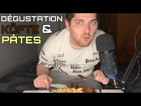 ASMR Français : DÉGUSTATION KÖFTE & PÂTES