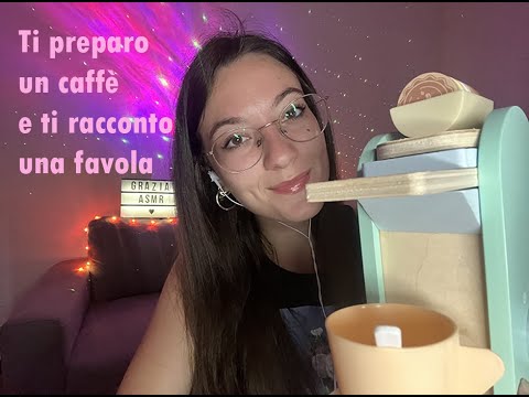 Ti racconto una favola mentre ti preparo un caffè con la macchina in legno (ASMR)