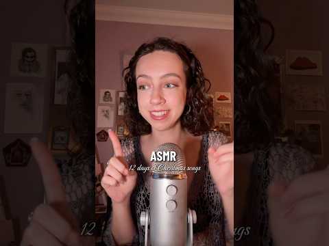 ASMR Singing 12 Days of Christmas Songs #singingasmr #asmr #xmas