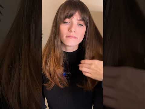 Asmr hair touch ups #relaxing #asmr #relax #satisfying #sleep #hair #hairbrushingasmr #tingles #love