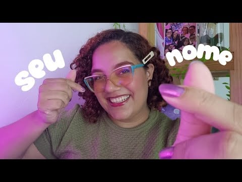nesse ASMR EU SUSSURREI o SEU NOME 😱😍