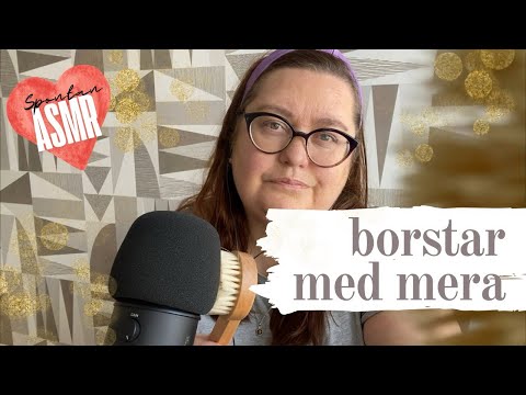 ASMR på svenska: Spontan paus med borstar och andra ljud