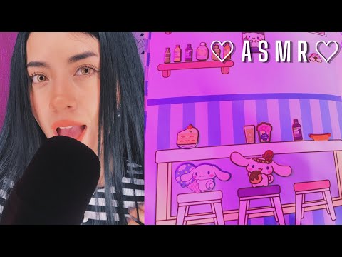 Triggers con un libro kawaii Pt. 2💗 | Stickers | Susurros para ayudarte a dormir | Andrea ASMR 🦋