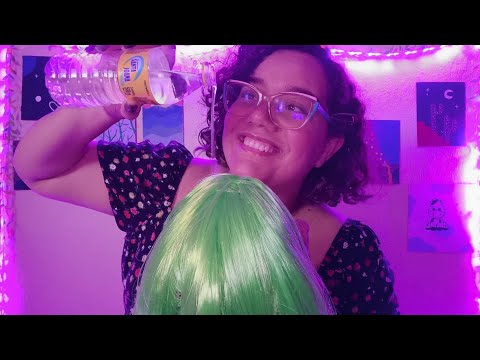 ASMR LAVANDO SEU CABELO 😍💕