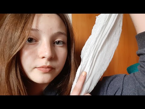 asmr/асмр обработаем рану🥺🤧😴