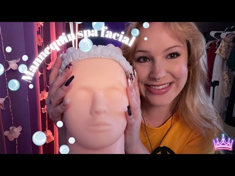 Mannequin spa facial | Roleplay ASMR