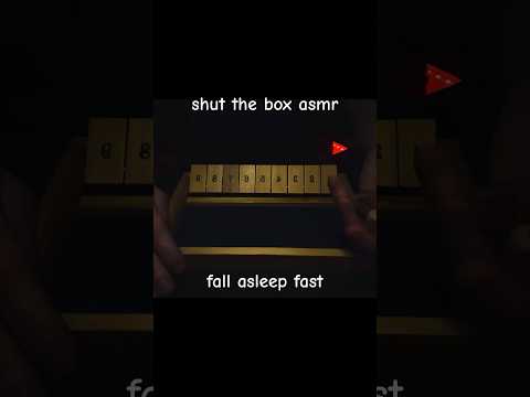 asmr shut the box 😴💤 fall asleep fast!     #asmr #asmrshorts #mouthsounds #shutthebox