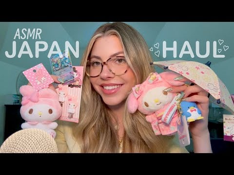 ASMR Japan Haul 🐰 (tapping/trigger assortment)
