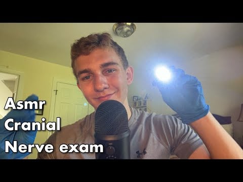 Asmr rude doctor gives you cranial nerve exam (you fail)