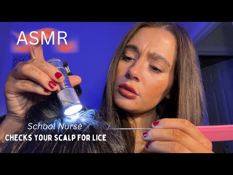 ASMR lice scalp check Roleplay 🫶🏽