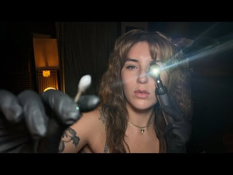 ASMR Eye Exam for Headaches (low lighting)