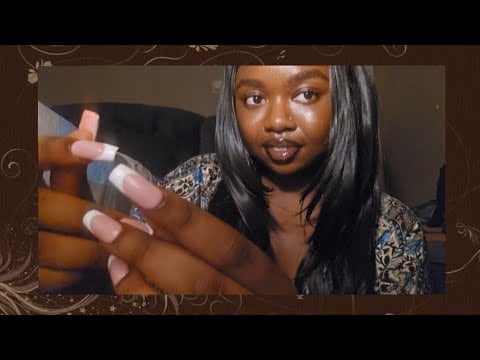ASMR Tuscan Mom Braids Your Invisible Hair ✨️☕️ (personal attention & gum chewing) 