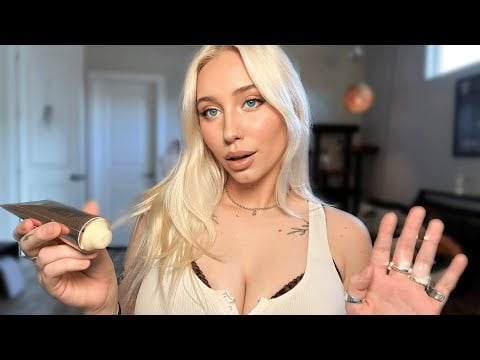 Applying Lotion & Personal Attention From Your Girlfriend (ASMR)