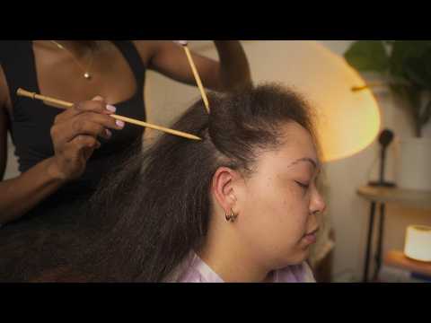 ASMR Scalp Tingles ✨ Hair Play, Hair Brushing & Scalp Check for Sleep