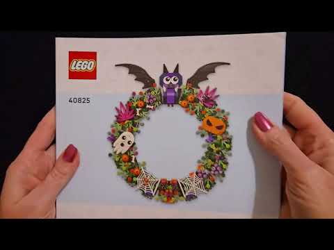 ASMR | Making a Lego Halloween Wreath (Soft Spoken)