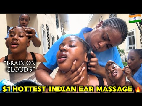 ASMR✨OUTDOOR STREET INDIAN🇮🇳HEAD& EAR INTENSE MASSAGE,SPITPAINT THAT SENT SUSAN TO ANOTHER DIMENSION
