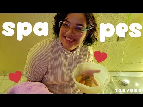 ASMR de SPA DAY nos SEUS PÉS 💖✨