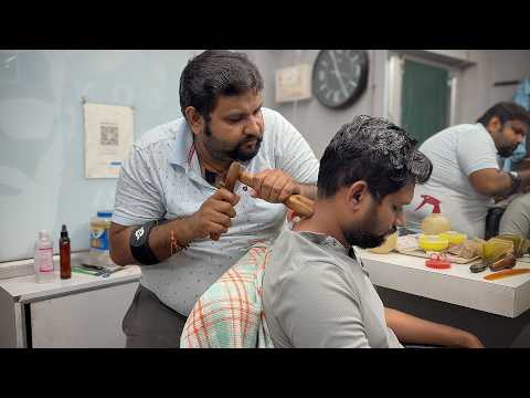 Shamboo Barber Tok Sen Hammer Massage | DEEP BRAIN🧠 Relaxing Therapy For Better Sleep | ASMR Gautam