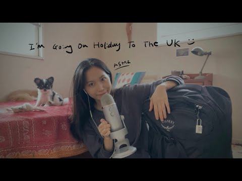 ASMR 2週間イギリス行ってくる  what’s in my bag(囁き声・タッピング)