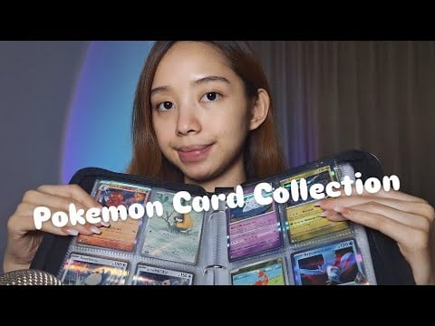 ASMR Showing My Pokémon Binder 📖✨ (Soft Rambles & Tapping)
