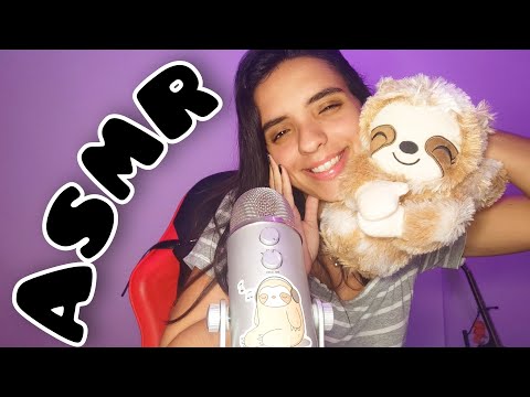 ASMR - MOSTRANDO Meus PRESENTES DE ANIVERSÁRIO 🎂🎉