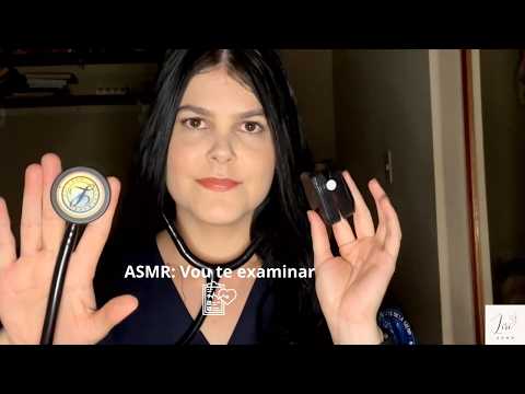 ASMR Médico | História Clínica e Exame Físico - Roleplay 🩺👩🏻‍⚕️