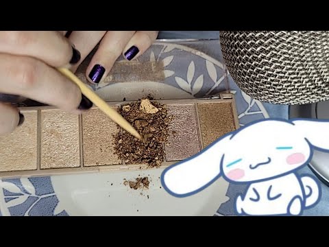 ASMR: DESTRUINDO MAQUIAGENS 💄👩🏻‍🏭 (sussurros, gatilhos visuais, tapping...)