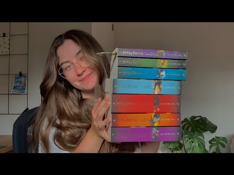 ASMR with my books (bookshelf tour)