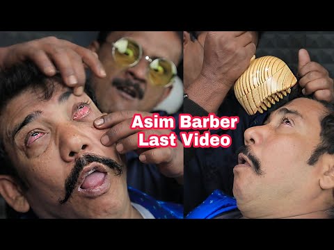 Happy New Year 2022 | ASMR Asim Barber Getting Very Hard Head Massage And Crunchy Neck Crack