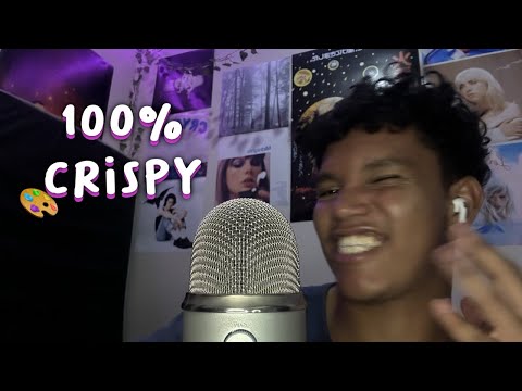 ASMR MOUTH SOUNDS FOR SLEEP (HAND SOUNDS, HAND MOVEMENTS SUPER CRISPY) 🍽️