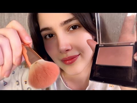 Relax While I Brush Your Face with Blush | Gentle ASMR