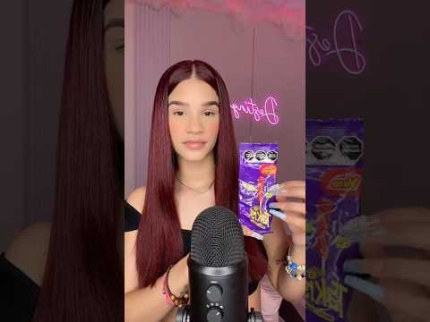 Probando la paleta de Takis #asmr