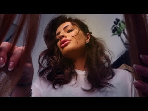 ASMR POV Laying in My Lap 🌙 playing w/ your hair until you fall asleep (hairplay roleplay)