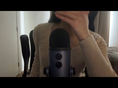 ASMR Wet Mouth Sounds W/ Hand Movements