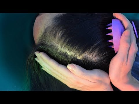 ASMR Scalp Massage Real Person In Light Trigger For Deep Sleep