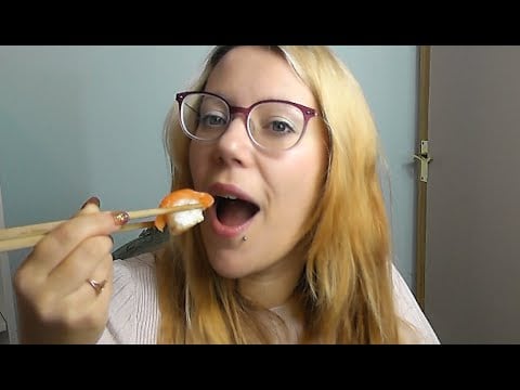 🍣  ASMR SUSHI EATING MUKBANG 🍱  | Mouth Sounds | Eating | Chopsticks | Wet Sounds