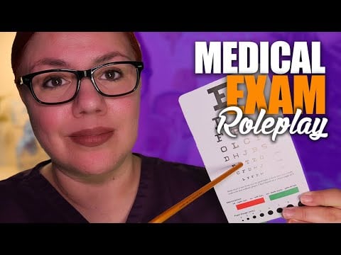 ASMR DETAILED Medical Exam: Gloves, Lights and Crinkles