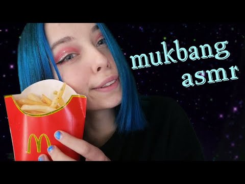 АСМР МУКБАНГ - БОЛТАЛКА | ИТИНГ МАКДОНАЛЬДС | ASMR MCDONALDS MUKBANG EATING