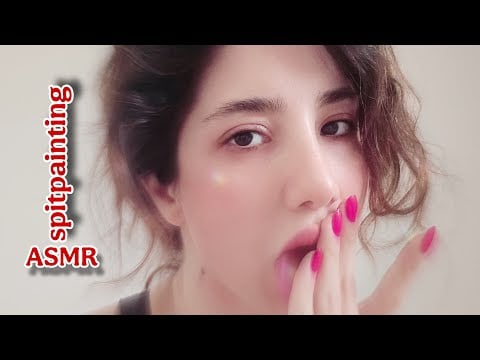 ASMR ROLEPLAY SPITPAINTING SOUNDS FOR RELAXATION | PERSIAN ASMR