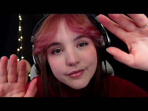 ASMR Petting your face 💤 Layered sounds and visual ASMR 💤