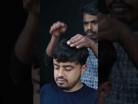 Satisfying Head Massage With Neck Cracking | Head And Body Massage ASMR #shorts